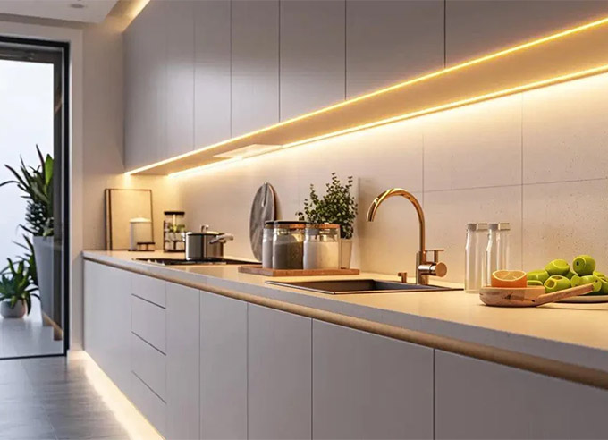 Kitchen under cabinet lighting
